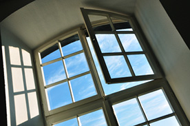 Hausbau-Fenster